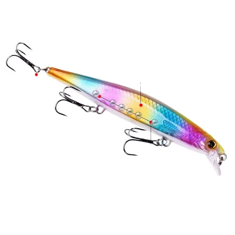 11cm slow-sinking Mino fishing lure in multiple colour options for predator fishing