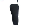 Black cloth zippered storage bag for a mobile phone stabilizer and camera accessories.