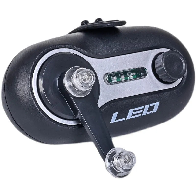 Telescopic fishing rod alarm with automatic signal induction lamp for night fishing