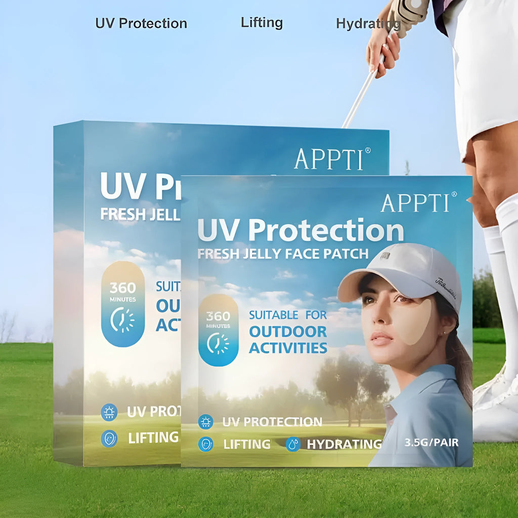 UV protection outdoor sports eye mask with adhesive shield in standard size packaging